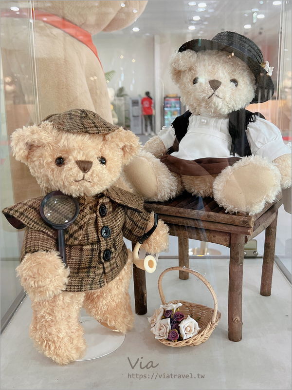 台中小熊藝術村農創園區》亞洲最大小熊博物館報到！3000多隻可愛泰迪熊～超多風格造景拍翻了！