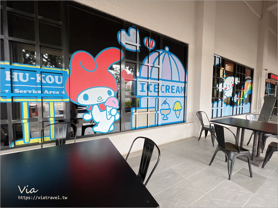 新竹湖口服務區》超可愛的全新Kitty休息站～三麗鷗家族6大明星來報到！來這休息兼吃美食吧！