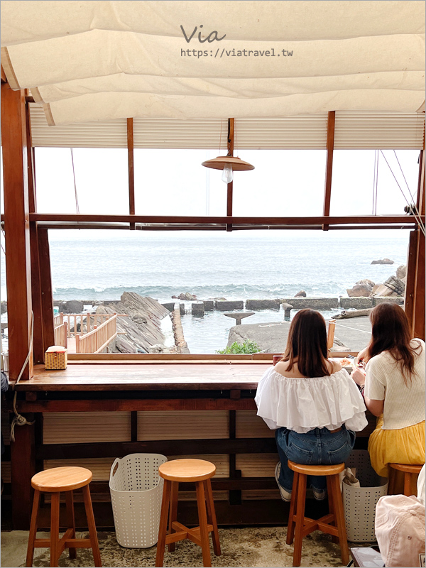 貢寮美食》92k週末食堂～一定要預約！坐擁夢幻海景，宛若置身在沖繩的超人氣海邊小食堂