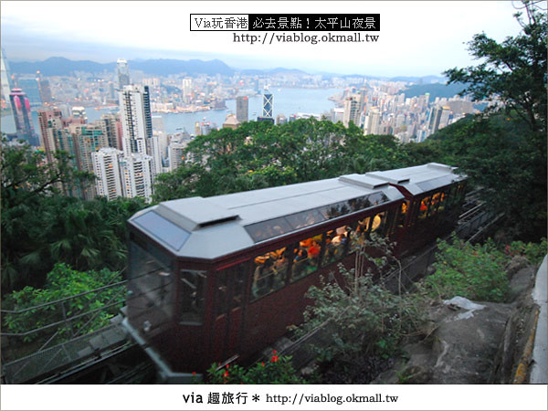 【香港自由行】必推！內有百萬夜景～香港太平山夜景16