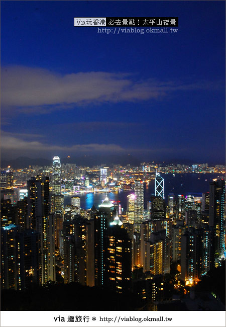 【香港自由行】必推！內有百萬夜景～香港太平山夜景27