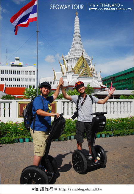 【泰國自由行】曼谷玩什麼？Segway塞格威帶你漫遊～12
