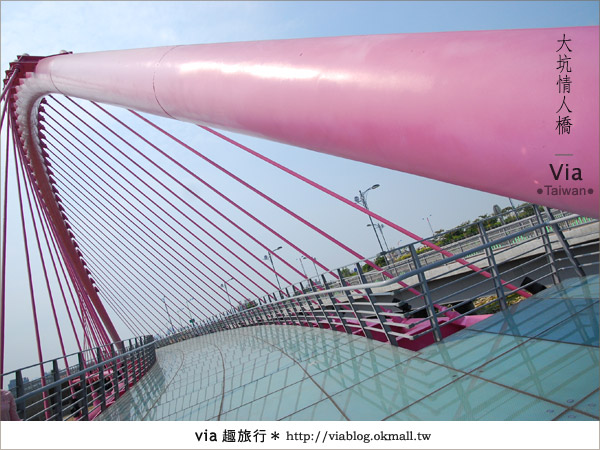 【大坑情人橋】新的台中約會景點～浪漫粉紅色情人橋5