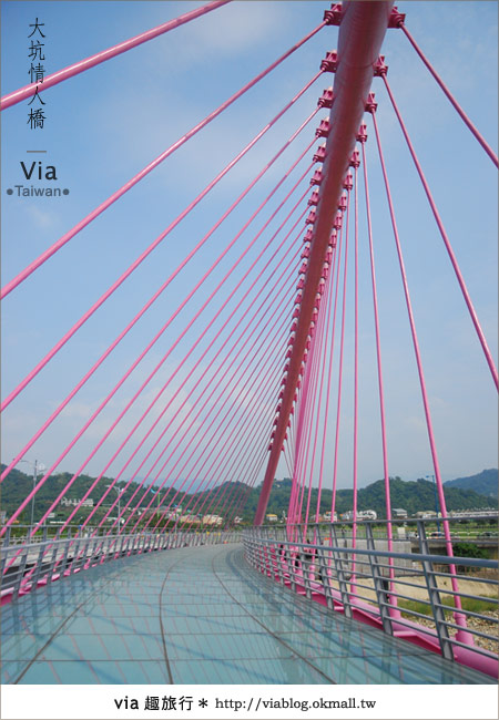 【大坑情人橋】新的台中約會景點～浪漫粉紅色情人橋15