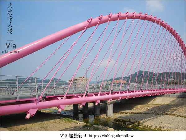 【大坑情人橋】新的台中約會景點～浪漫粉紅色情人橋19