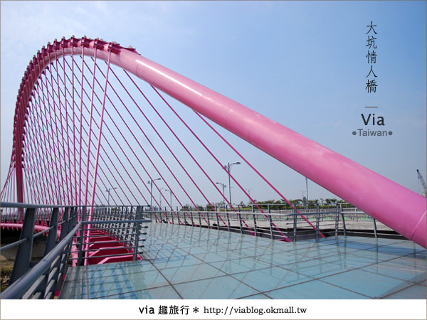 【大坑情人橋】新的台中約會景點～浪漫粉紅色情人橋3