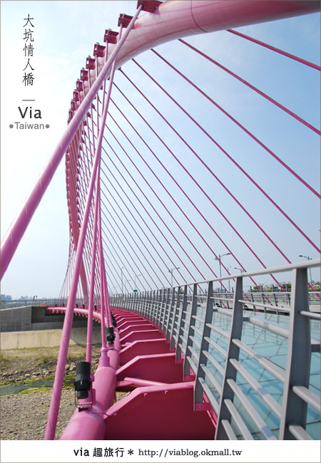 【大坑情人橋】新的台中約會景點～浪漫粉紅色情人橋6