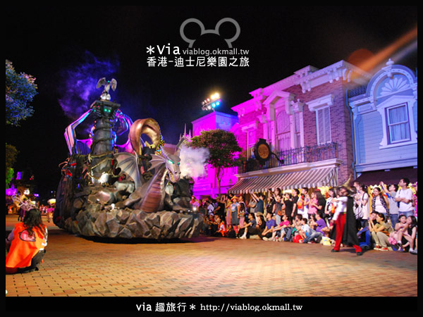 【香港旅遊】跟著via玩香港(2)～迪士尼萬聖節夜間遊行超精彩！12
