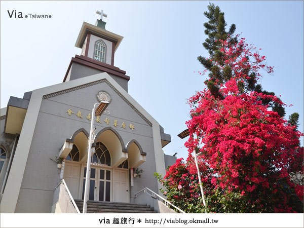 【台中景點】柳原教堂～百年歷史風華教堂，新人婚拍最愛！13