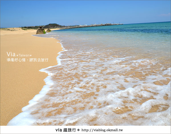 【澎湖沙灘】山水沙灘，遇到菊島的夢幻海灘！25
