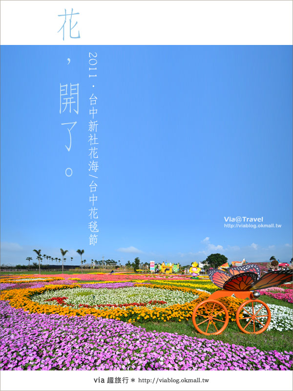 【2011新社花海節】台中國際花毯節～一年一度的新社花海又來囉！